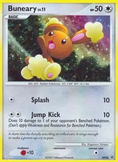 DP Black Star Promos Buneary Pokémon card